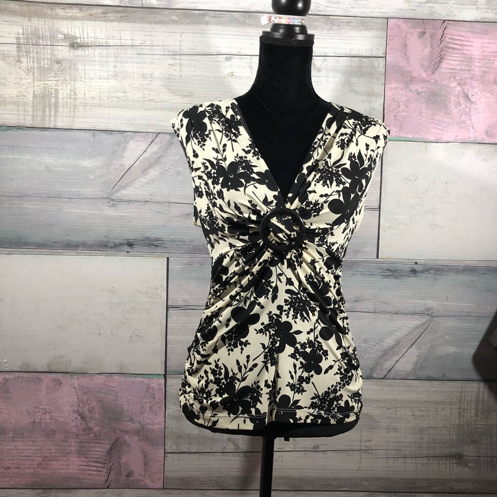 Vol. 1 Petite  Cream with Black floral.